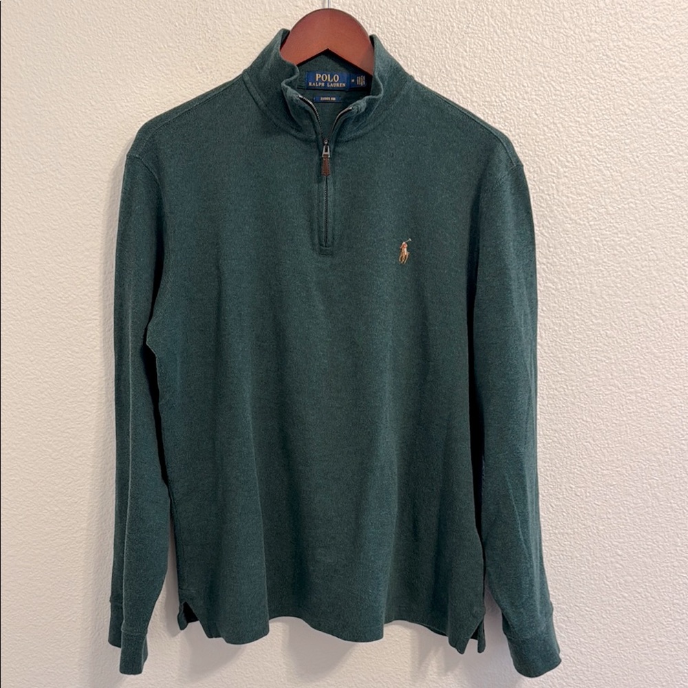 Polo Ralph Lauren Estate Rib 1/4 Zip Pullover Sweater M